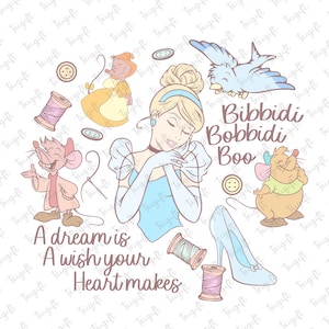 Principessa SVG, Un sogno è Wish Your Heart Makes Svg, Bibbidi Bobbidi Boo, Magical Kingdom Svg, Viaggio di famiglia Svg, Il miglior giorno di sempre, Vacay Mode Svg