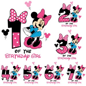 Birthday Girl Svg, Happy Birthday Svg, Pink Mouse Of The Birthday Svg, Family Vacation 2023 Svg, Magical Kingdom Svg, Vacay Mode Svg