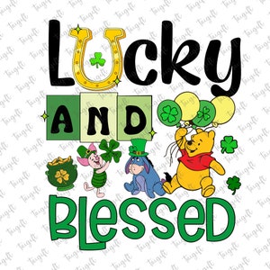 Glücklicher und gesegneter Png, glücklichen St. Patrick's Day, Winnie the Pooh St. Patrick's Day, Goldtopf, irischer Tag, St. Patrick's Day, Bär Shamrock