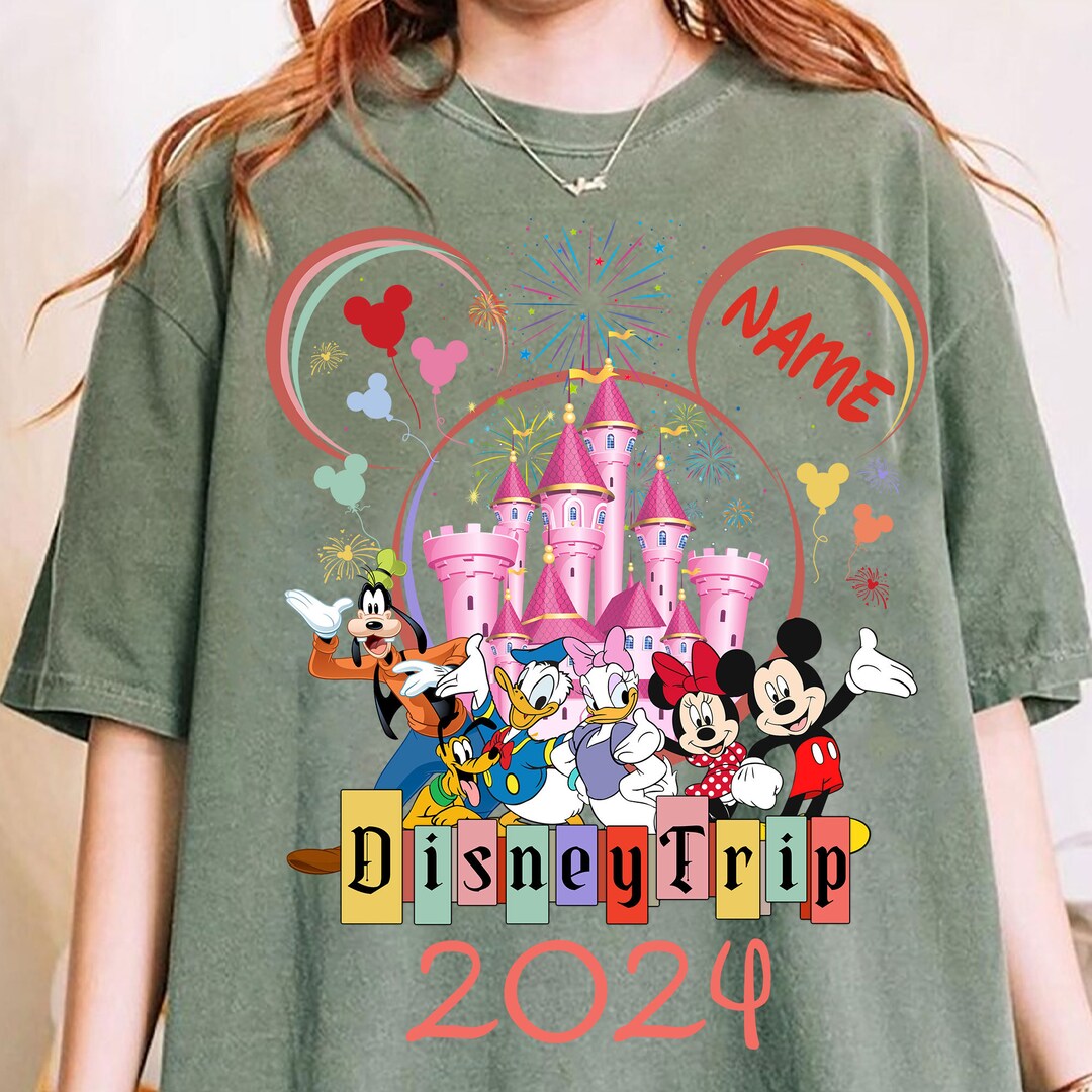 Personalized Family Vacation 2024 Png Pink Castle Png Mouse - Etsy