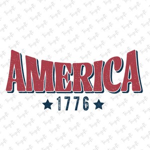 America 1776 Png, Retro 4th Of July Png, Patriotic Usa Png, Retro American Flag Png, Independence Day Png, American Png, Memorial Day Png