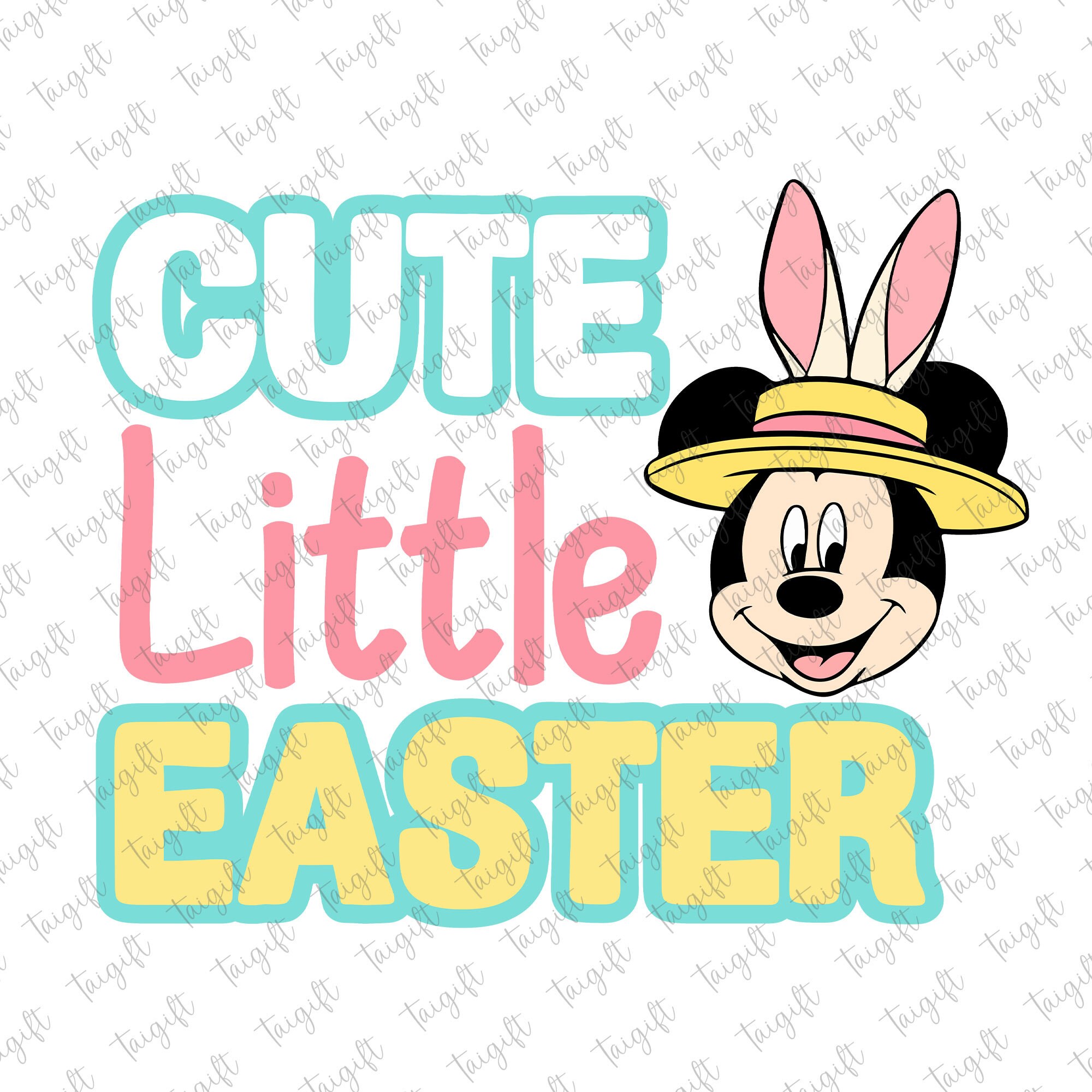 Cute Little Easter Png, Happy Easter Png, Mouse and Friend Easter Png ...