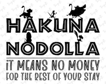 Animal Kingdom Svg, Hakuna Nodolla Svg, Lion and Friends, Friend Trip Svg, Wild Trip Svg, Family Vacation Svg, Family Trip Shirt, Vacay Mode