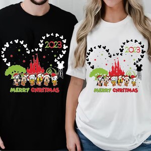 Merry Christmas 2023, Christmas Character Svg, Christmas Mouse And Friends Svg, Christmas Squad, Magic Kingdom Matching Very Merry Christmas