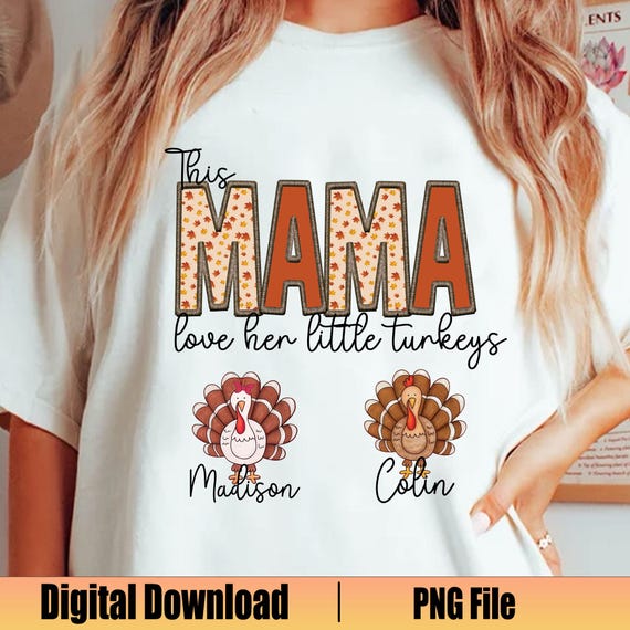 Womens Thanksgiving Mom Gift Blessed To Be Called Mama Turkey T-Shirt Womens Thanksgiving Mom Gift Blessed To Be Called Mama Turkey T-Shirt