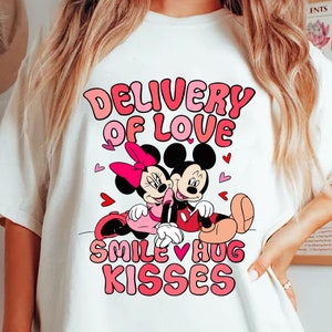 Entrega de amor sonrisa abrazo besos svg, ratón y amigo ratón de San Valentín, feliz San Valentín svg, ratón día de San Valentín svg, San Valentín svg
