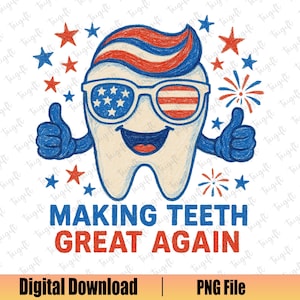 Rendre les dents belles PNG, Dentiste patriotique png, Funny America Santé bucco-dentaire png, Dentiste 4 juillet png, Fête de l'indépendance png, Amérique