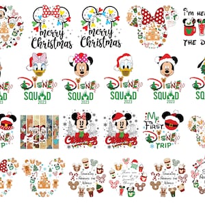 Christmas Character Svg Bundle, Christmas Mouse And Friends, Christmas Squad Svg, Magic Kingdom Christmas Cookie, Very Merry Christmas