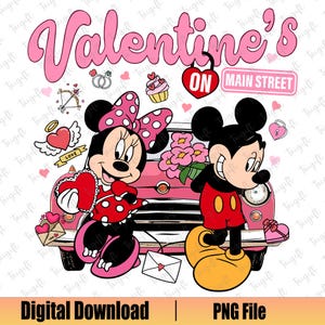 Valentine On Main Street Png, Mouse e amigos, Dia dos namorados mágico Png, Temporada de amor Png, Viagem de casal para o dia dos namorados Png, Melhor dia de todos os tempos Png