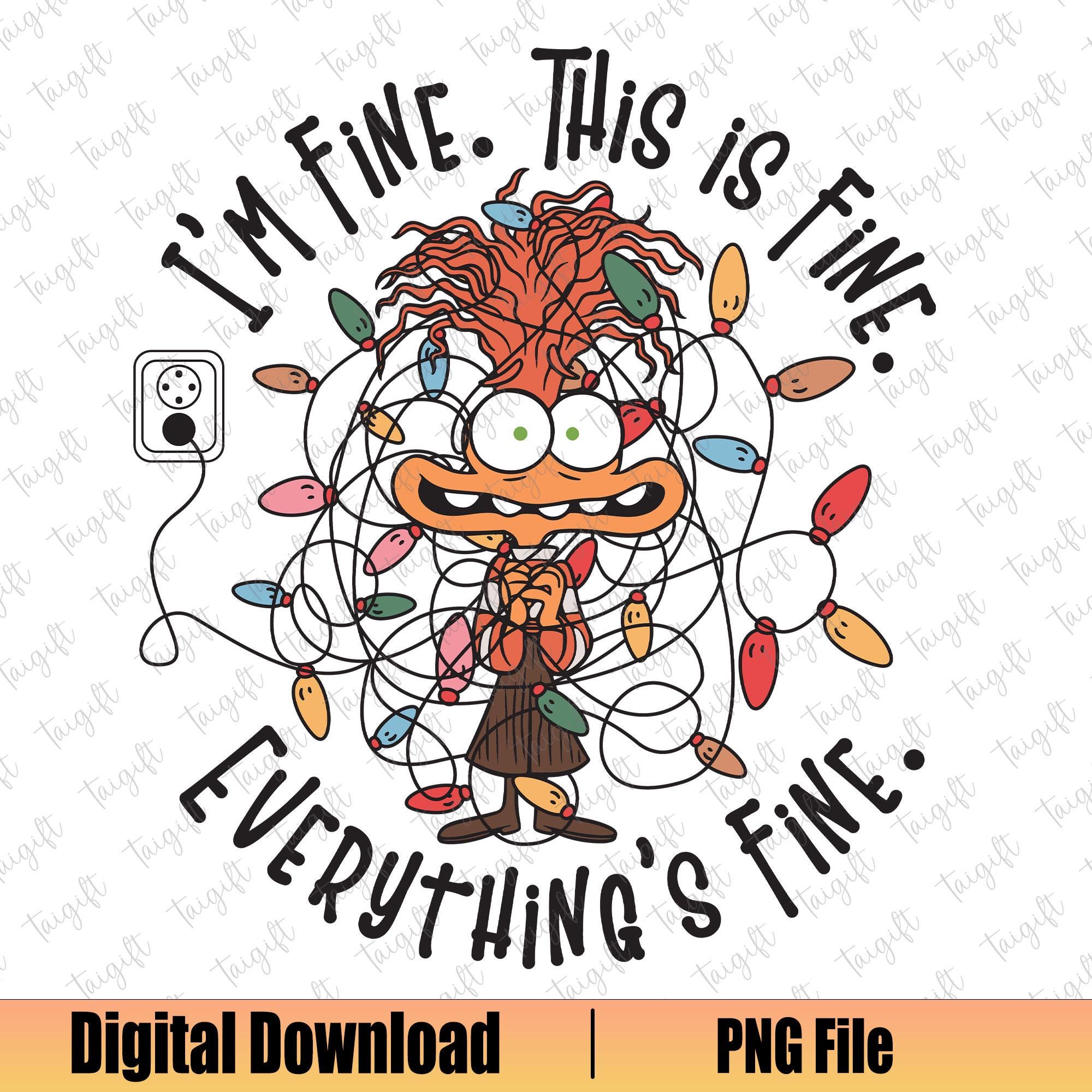 Anxiety cartoon - Etsy México, image size:2000x2000