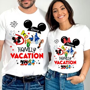 Daddy and Mommy Family Vacation 2024 SVG, Family Trip 2024 SVG, Mouse SVG, Magical Kingdom Svg, Matching Family Svg, Svg Files For Cricut