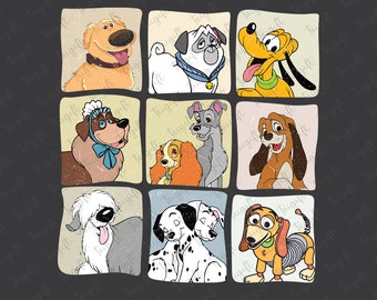 Family Vacation Png, Character Dogs, Dog Lover Heart Png, Family Vacation Png, Magical Kingdom, Family Trip Matching Shirt, Vacay Mode Png