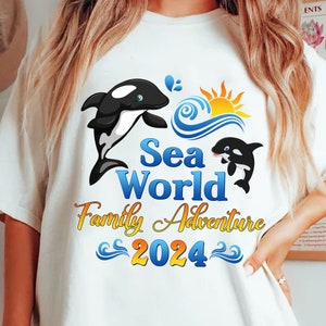 Sea World Family Adventure 2024 Png, SeaWorld Adventure Png, Family Vacation 2024 Png, Making Memories Together Png, Cruise Trip Png zdjęcie 1