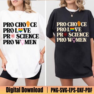 選択賛成、愛賛成、科学賛成、女性賛成（SVG）、フェミニスト（SVG）、女性のエンパワーメント（SVG）、女性の権利（SVG）、強い女性（SVG）、平等（SVG）