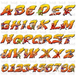Street Gaming Alphabet Png, Street Fighter Font Png, Street Fighter Letters PNG, Cartoons Letters Png, Doodle Letters, Street Font Png
