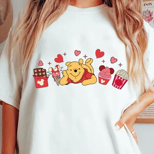 Valentine Snack Svg, Happy Valentine&#39;s Day Svg, Winnie The Pooh Valentine, Cute Valentine Gift, Magical Valentines Day, Winnie Pooh Bee Mine