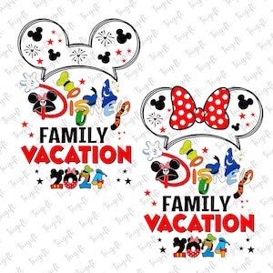 Bundle Family Vacation 2024 SVG, Family Trip SVG, Mouse SVG, Magical Kingdom Svg, Vacay Mode Svg, Matching Family Svg, Svg Files For Cricut