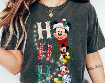 Ho Ho Ho Christmas Mouse Png, Merry Christmas Png, Christmas Squad Png, Santa Claus, Christmas Tree, Christmas Character, Christmas Friends