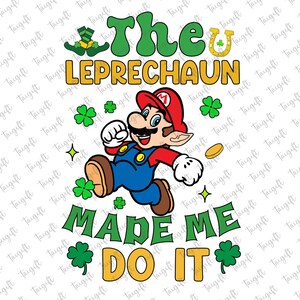 Leprechaun mnie do tego zmusił Png, Szczęśliwego Dnia Świętego Patryka Png, Super Dzień Świętego Patryka, Dzień Świętego Patryka Png, Postać z filmu Shamrock