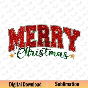 Glitter Merry Christmas Png, Xmas Holiday Png, Christmas Vibes Png, Holiday Season Png, Christmas Shirt, Sparkle Christmas Png, Gifts