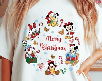 Christmas Mouse Baby Png, Merry Christmas Png, Santa Png, Christmas Cartoon, Christmas Squad Png, Christmas Friends Png, Funny Christmas Png