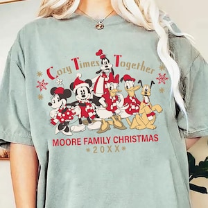 Cozy Times Together Moore Family Christmas 2023 Svg, Family Vacation 2023, Christmas Mouse And Friends, Christmas Squad,Very Merry Christmas