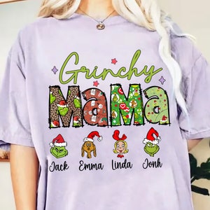 Personalized Grinchkids Png, Grinchmas Mama Png, Retro Mama Christmas Png, Christmas Love Png, Merry Christmas Png,Trendy Christmas Png
