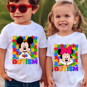 Mouse Autism, Puzzle Piece Svg, Autism Awareness Svg, Mouse And Friends, Aceitação do Autismo, 2 de abril Svg, Personagem Autismo, Apoio ao Autismo