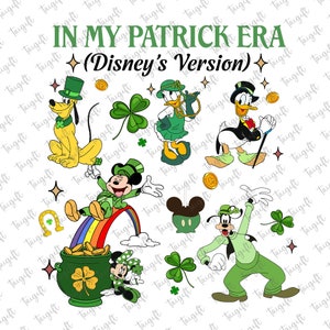 In My Patrick Era Png, Happy St. Patrick's Day Png, Maus und Freund, Maus St. Patrick's Day, St. Patrick's Day, Kleeblatt Png, Paddy's Day