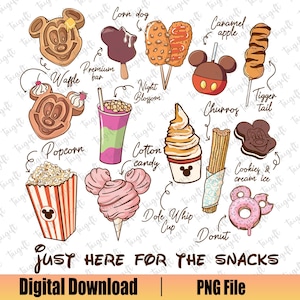 Just Here For The Snacks Png, Mouse Trip Png, Mouse and Friends, Family Vacation Png, Snacks Vacation Png, Snackgoal Png, Family Trip Shirt