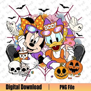 Halloween Besties Png, Halloween Png, Mouse and Friends, Girls Trip Png, Spooky Season Png, Trick Or Treat Png, Vacay Mode, Gifts For Girls