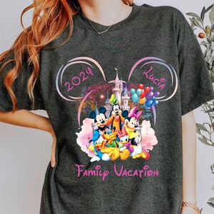Personalized Family Vacation 2024 Png, Mouse and Firend Png, Magical Kingdom Png, Matching Family Png, Vacay Mode Png, Happy New Year 2024