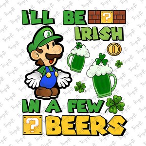 Ich werde Ire sein in ein paar Bier Png, Happy St Patrick's Day, Topf Voll Gold, Super St Patrick's Day, St. Patrick's Day, Shamrock Film Charakter