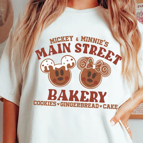 Main Street Bakery Cookie Gingerbread Cake Svg, Christmas Gingerbread Svg, Christmas Squad, Merry Christmas, Magic Kingdom Christmas Cookie