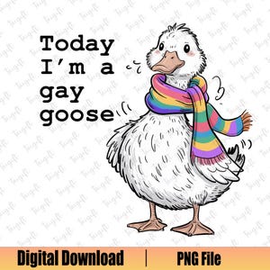 Oca Gay Png, Oca Divertente Pride Png, Oca LGBTQ Png, Vibrazioni dell'Orgoglio Png, L'Amore è Amore Png, Gay Pride Png, Mese dell'Orgoglio Png, Maglietta Amante dell'Oca