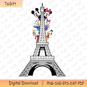 Family Trip Svg, Eiffel Tower Svg, Paris Family Trip Svg, Paris Vacation Shirt, Mouse and Friends, Magical Kingdom Svg, Family Vacation Svg