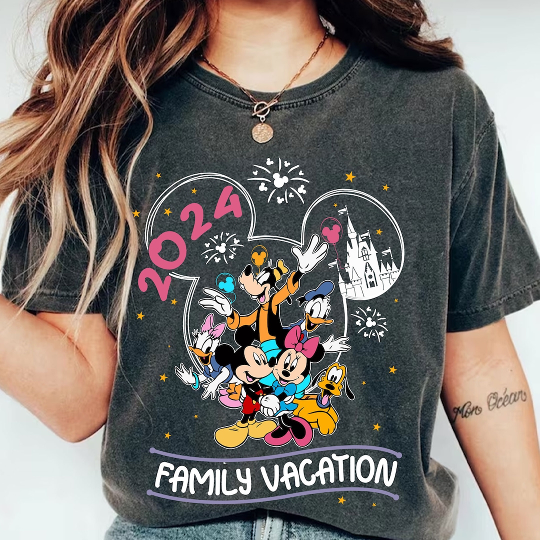 Family Vacation 2024 Png, Mouse and Firend Png, Magical Kingdom Png