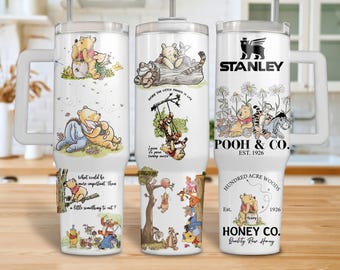 Kubek Kubuś Niedźwiedź 40 uncji, Kubek Kubek z Przyjacielem, Klasyczny Kubek z Misiem, Prezent dla Niego lub Dla Niej