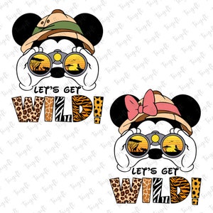 Let's Get Wild Svg, Animal Kingdom 2024 Svg, Mouse And Friend, Magical Kingdom Svg, Modo Vacay Svg, Matching Family Svg, Family Vacation Svg