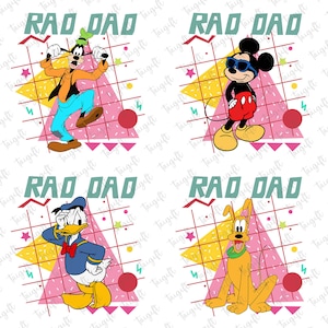 Bundel Rad Dad Svg, Vaderdag Svg, Vacay Mode Svg, Funny Dad Svg, Magical Kingdom Svg, Familieuitje, Friend Squad Svg, Digitale Download