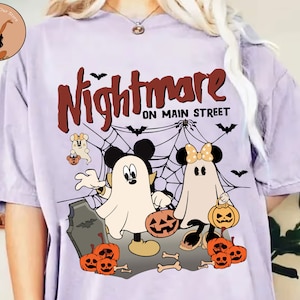 Fantasma De Halloween Png, Pesadelo Na Rua Principal, Temporada Assustadora Png, Personagens De Terror De Rato E Amigo, Abóbora De Halloween, Doces Ou Travessuras Png