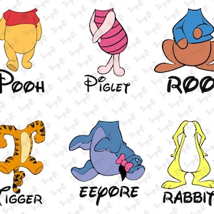 Pacote Svg de Melhor Amigo, Svg de Viagem de Amigo, Ursinho Pooh, Svg de Férias em Família, Svg do Melhor Dia de Todos, Svg de Viagem em Família, Camisa Combinando com a Família