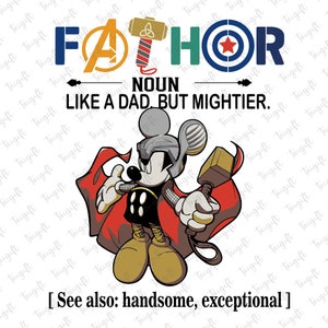 Fathor Substantiv wie ein Papa aber mächtiger svg, Vatertags svg, bester Tag aller Zeiten, Vacay Mode svg, magisches Königreich svg, Familienausflug, Friend Squad