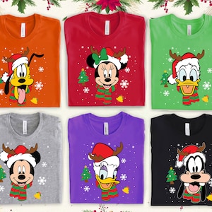 Christmas Character Svg, Christmas Mouse And Friends Svg, Christmas Squad, Magic Kingdom Matching Christmas, Very Merry Christmas Party