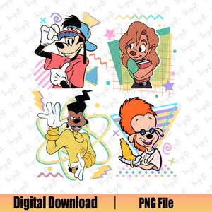 Retro 90s Cartoon Movie Png, Cartoon Characters, Family World Tour PNG, Powerline Stand Out World Tour 95 Png,Family Vacation Png,Vacay Mode