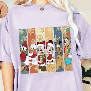 Christmas Mouse And Friends Svg, Christmas Squad Svg, Christmas Friends, Funny Christmas, Family Vacation 2023, Magical Kingdom Svg files