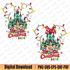 Bundle Christmas 2024 Svg, Merry Christmas Svg, Mouse and Friends, Magical Kingdom Svg, Christmas Squad Svg, Christmas Family Svg,Vacay Mode