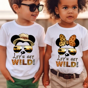 Let's Get Wild Png, Animal Kingdom 2024 Png, Mouse And Friend, Magical Kingdom Png, Vacay Mode Png, Matching Family Png, Family Vacation Png