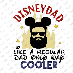 Papa als een gewone vader alleen manier koeler Svg, Vaderdag Svg, beste dag ooit, Vacay Mode Svg, Magical Kingdom Svg, familie-uitje, vriend Squad