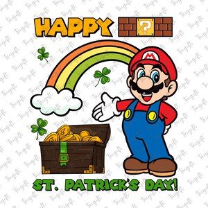 Happy St. Patricks Day Png, Topf voll Gold Png, Super St. Patricks Day Png, St. Patricks Day, Kleeblatt Film Charakter Png, Lucky Vibes Png